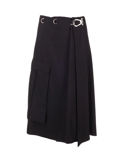 Prada Women's Black Viscose Skirt