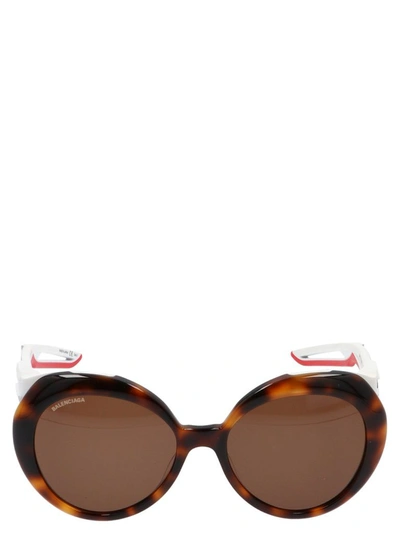 Balenciaga Women's Brown Acetate Sunglasses