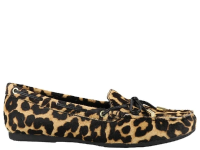 Michael Michael Kors Animal Print Loafers In Multicolor
