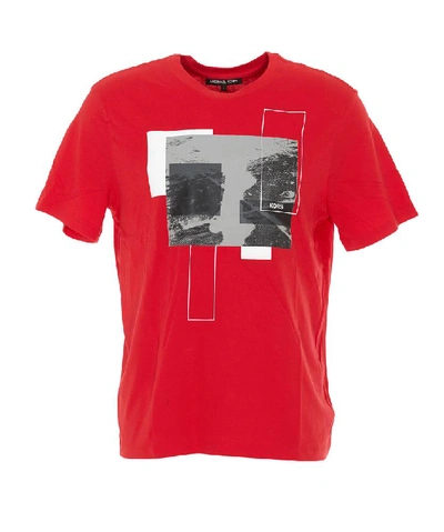 Michael Michael Kors Graphic T In Red