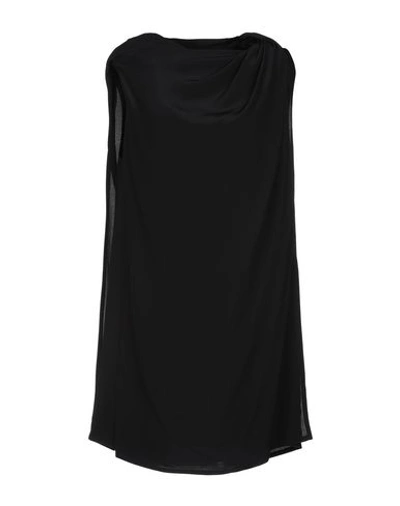 Rick Owens Short Dress In Black