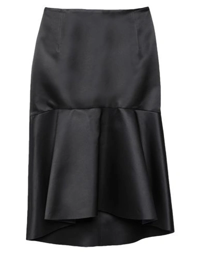 Balenciaga Midi Skirts In Black