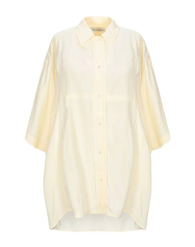 Jw Anderson Shirts In Light Yellow