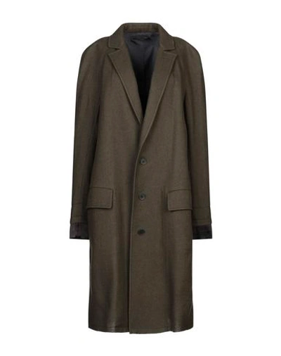 Haider Ackermann Coat In Military Green