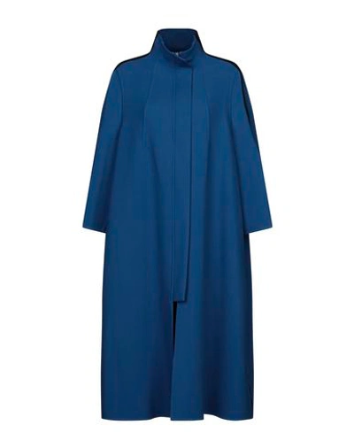 Lanvin Overcoats In Blue