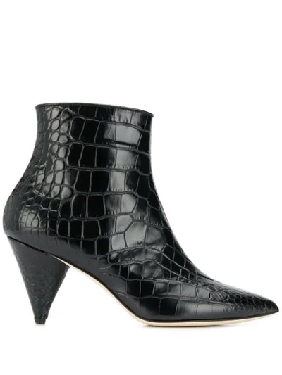 Polly Plume Patsy Kokko Ankle Boots In Black