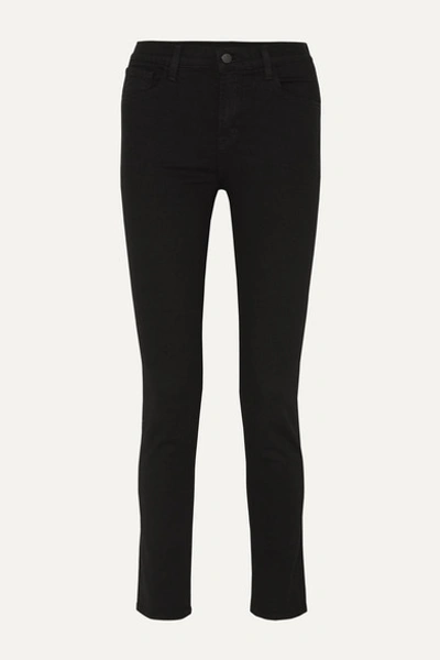 J Brand Photo Ready Ruby 30 High-rise Slim-leg Jeans" In Black