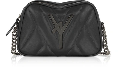 Atelier V1 Handbags Attica Quilted Leather Camera Bag In Noir / Noir 