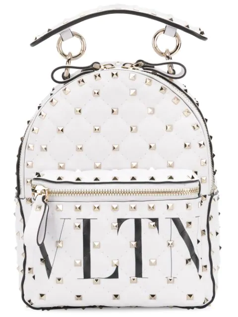 valentino white backpack