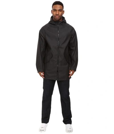 Converse - Rubber Fishtail Parka (black) Men's Coat | ModeSens