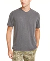 Tommy Bahama Tropicool Paradise V-neck T-shirt In Coal