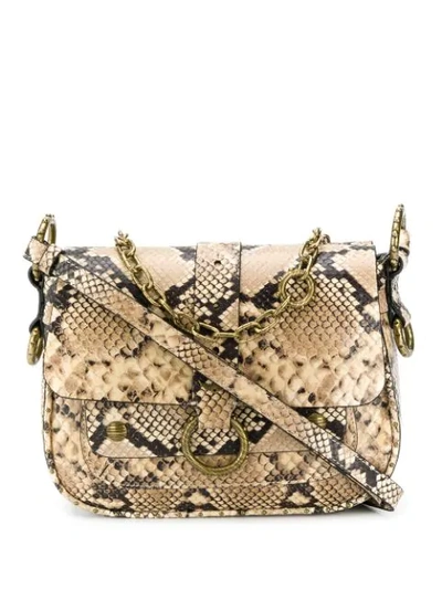 Zadig & Voltaire Womens Desert Kate Wild Snakeskin-print Leather Cross-body Bag 1 Size