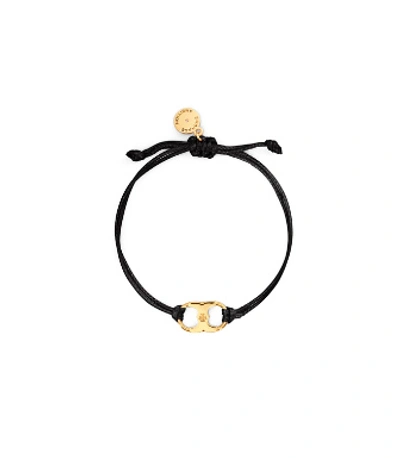 Tory Burch Embrace Ambition Bracelet In Black/tory Gold | ModeSens