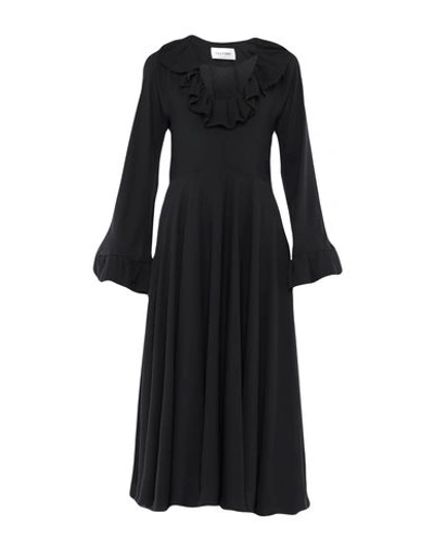 Valentino 3/4 Length Dresses In Black