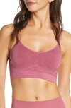 Yummie Seamlessly Shaped Convertible Scoop Neck Wireless Unlined Bralette In Rose