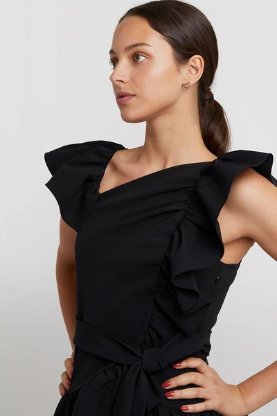 Rebecca Minkoff One-shoulder Top In Black