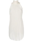 Haider Ackermann Pleated Silk Blouse In White