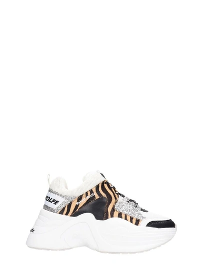 Naked Wolfe Track Sneakers In White Tech/synthetic