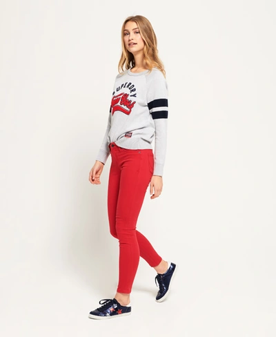 Superdry Alexia Jeggings In Red