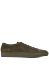 Common Projects Stitching Detail Sneakers In Green