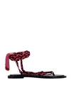 Philosophy Di Lorenzo Serafini Toe Strap Sandals In Pink