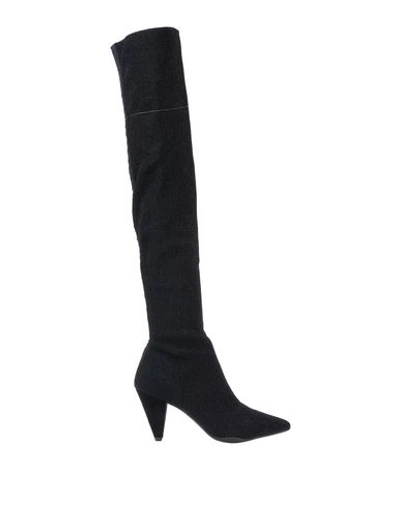 Fornarina Knee Boots In Black