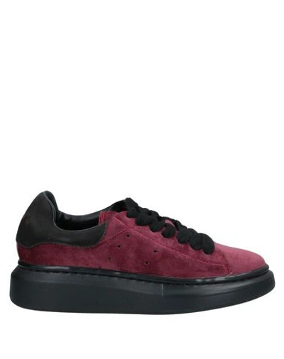 Invicta Sneakers In Maroon