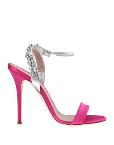 Giuseppe Zanotti Sandals In Fuchsia