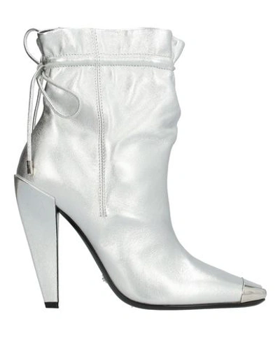 Tom Ford Ankle Boots In Silver