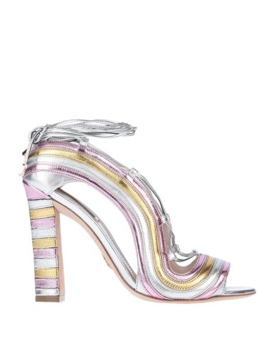 Paula Cademartori Pump In Silver