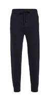 Vince Relaxed Slim Fit Wool Blend Trouser Pants In Blue