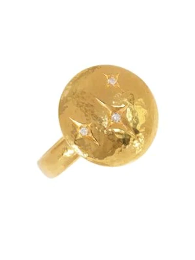 Gurhan Spell 22k Yellow Gold & Diamond Starlight Cocktail Ring