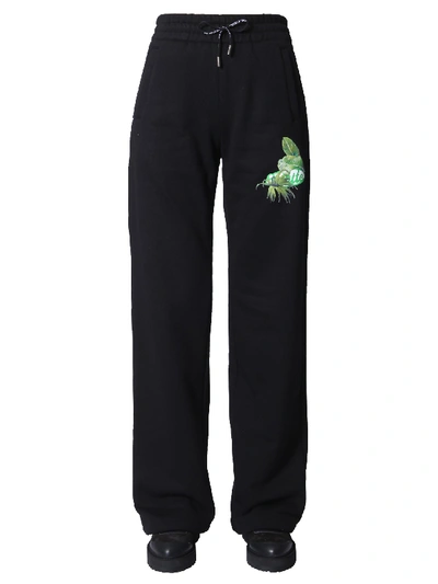 Off-white Relaxed Fit Trousers In Black