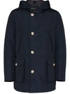 Woolrich Artic Parka Fur Free In Blue