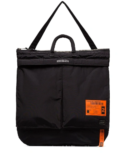 Neighborhood X Porter Padded Tote Bag In Black | ModeSens