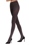Falke Pure Matte 100 Opaque Tights In 3529 Anthracite