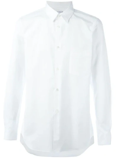 Comme Des Garçons Shirt Comme Des Gar Ons Shirt Strapped Cuffs Shirt In White