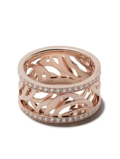 De Beers 18kt Rose Gold Aria Diamond Band In 18 Kt Rose Gold