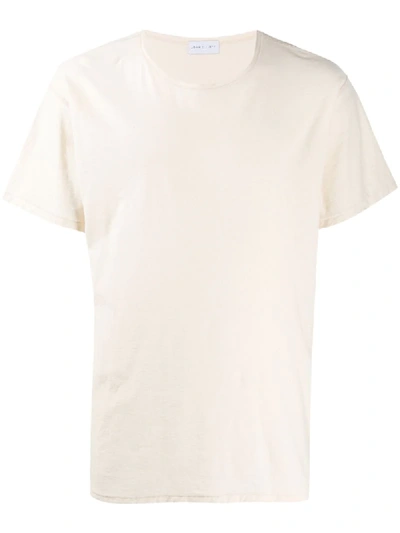 John Elliott Basic Plain T-shirt In Neutrals