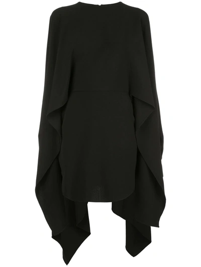 Paula Knorr High-low Hem Dress In Black
