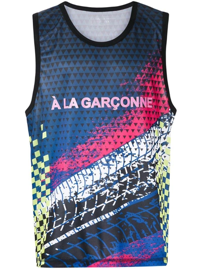 À La Garçonne + Olk Printed Vest In Multicolour