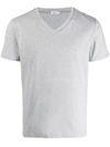 Filippa K Lycra V-neck T-shirt In Grey