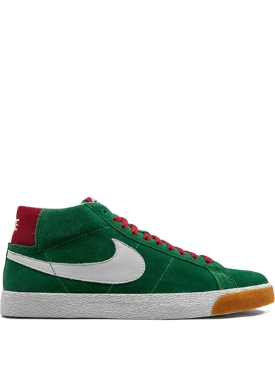 Nike Blazer Sb Sneakers In Green