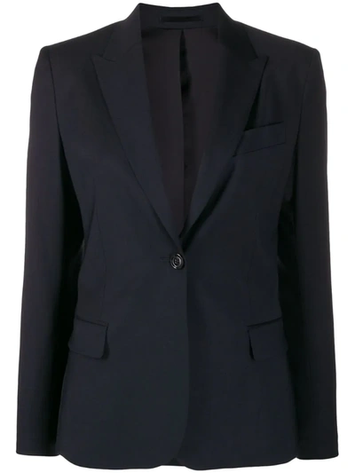 Filippa K Sasha Single-breasted Blazer In Blue