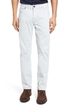 Paige 'federal' Slim Straight Leg Twill Pants In Arctic Blue