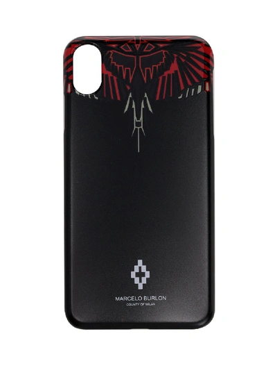 Marcelo Burlon County Of Milan Wings Printed Iphone X Phone Case In Multi