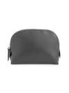 Royce New York Compact Leather Cosmetic Bag In Black