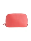 Royce New York Signature Cosmetic Bag In Red