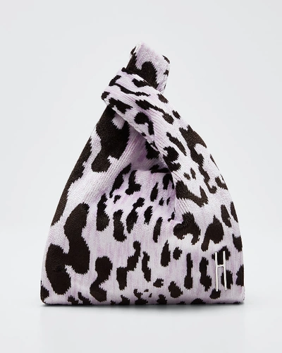 Hayward Mini Shopper Leopard Clutch Bag In Pink Pattern