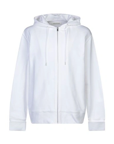 A_plan_application Hooded Sweatshirt In White